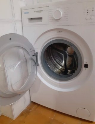 Lavadora Sauber Blanca 5 kg
