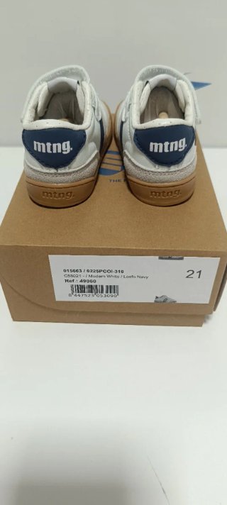 Zapatillas bebé MTNG T21 nuevas blancos velcro