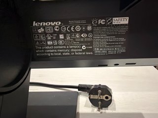 Monitor Lenovo ThinkVision Nero