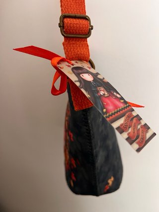 Bolso bandolera Gorjuss hojas otoño 19x17x10cm