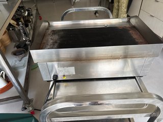 Plancha profesional acero inoxidable