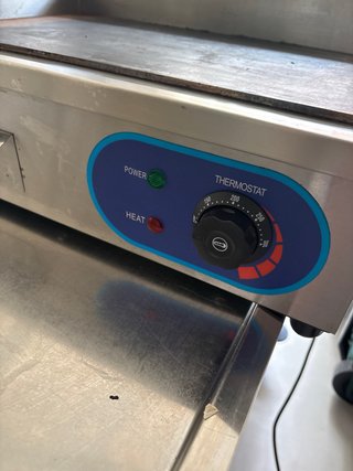 Plancha profesional acero inoxidable