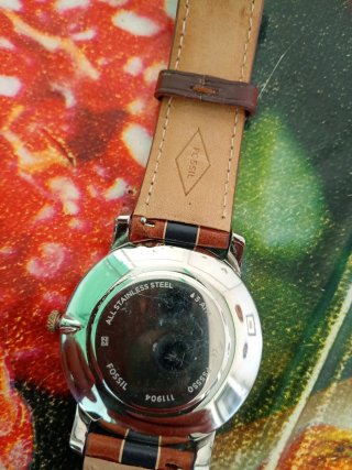 Orologio Fossil Uomo Verde e Marrone