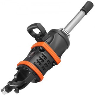 Llave de Impacto Neumática de 2.5 cm, Hasta 7016.37 N·m de Salida de Torque Inverso Bestial con Yunque Extendida de 20 cm para Reparaciones y Mantenimiento de Maquinaria Pesada / Camión Semi / Autobús