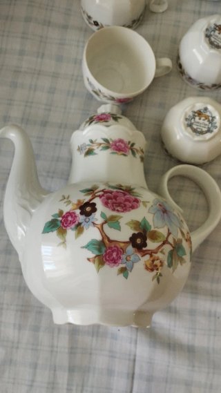 Juego de café Santa Clara de porcelana