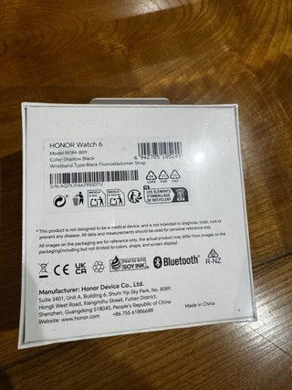 Honor Watch 6 - Reloj Inteligente Negro