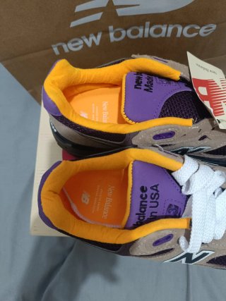New Balance 993 Made in USA Marrón Púrpura