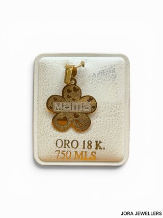 Colgante Mama Oro 18K 750 MLS