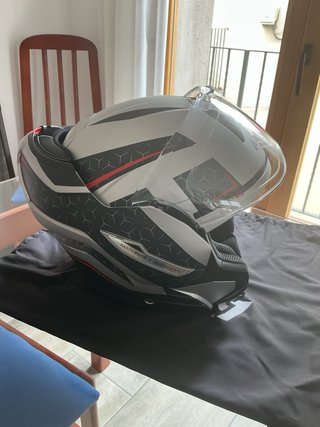 Casco Airoh Mathisse II Abatible Gris