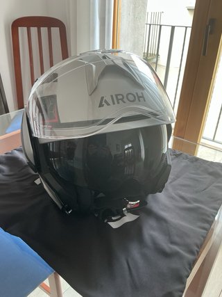Casco Airoh Mathisse II Abatible Gris