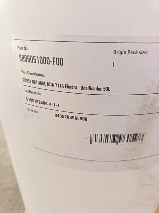 Bidón para dosificación de cloro