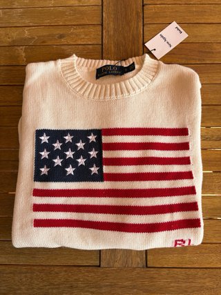 Jersey Polo Ralph Lauren bandera USA Talla S