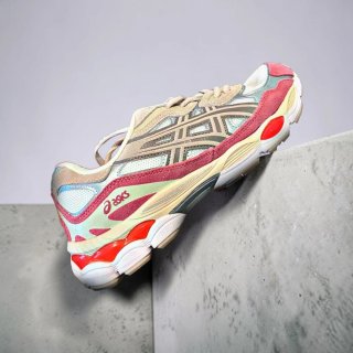 Zapatillas Asics Gel NYC Beige/Rojo