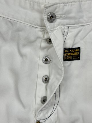 G-Star Raw Elwood bermuda blanca vintage M