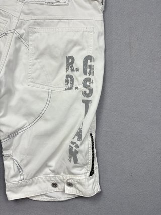 G-Star Raw Elwood bermuda blanca vintage M