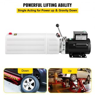Unidad de Potencia Hidráulica para Elevador de Coche 6L 220V 50hz 1 ph 2750 PSI Auto