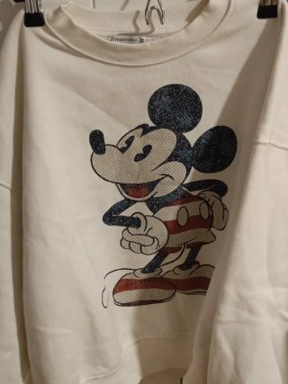 Sudadera Mickey Mouse Stradivarius Talla S