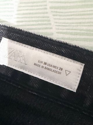 Pantalones vaqueros negros Zara