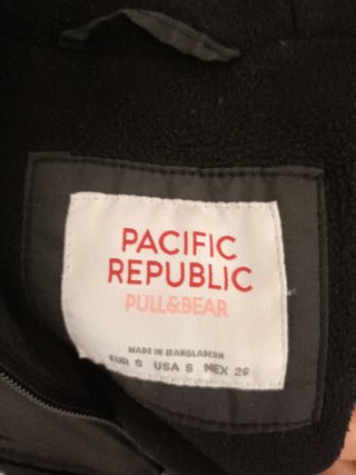 Abrigo Pacific Republic Negro