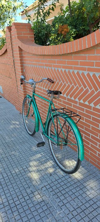 Bicicleta Clásica Vintage Verde