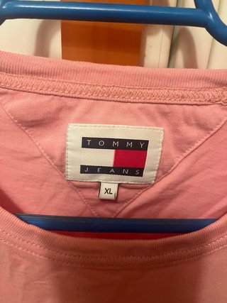 Camiseta Tommy Jeans Rosa Talla XL