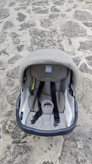 Juego Carrito Bebé 3 Piezas Gris