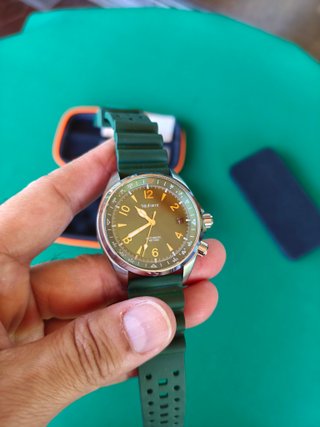 Reloj Milifortic Alpinist Automático Verde 39,5mm