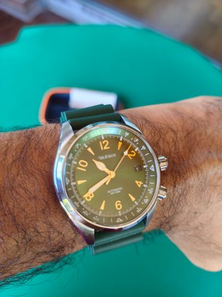 Reloj Milifortic Alpinist Automático Verde 39,5mm