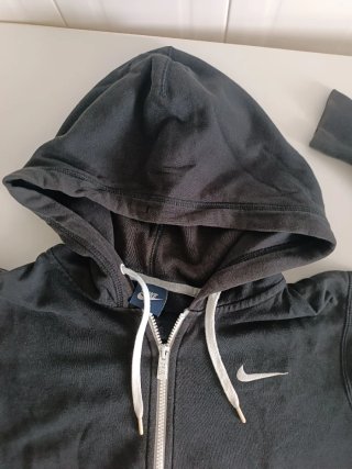 Sudadera Nike Negra con Cremallera