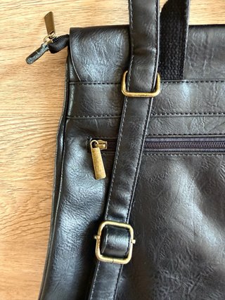 Mochila-Bolso de hombro piel sintética Nueva