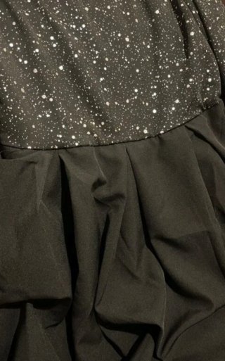 Vestido Negro Brillante