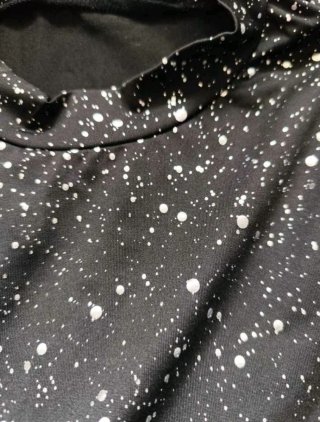 Vestido Negro Brillante