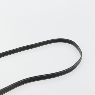 CELINE Hand Bag Leather 2way Black Gold Auth