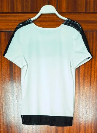 Blusa Morgan negra y blanca Talla XS