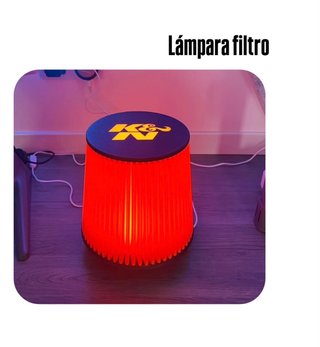 Lámpara Filtro K&N Roja