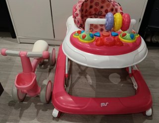 Andador y Bicicleta 2 en 1 para Niña