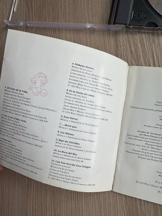 CD Banda Sonora El Rey León (Español) - Leer!