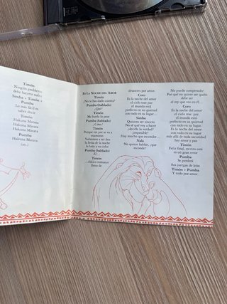 CD Banda Sonora El Rey León (Español) - Leer!