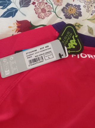 Camiseta Kappa Fiorentina Talla L Adulto
