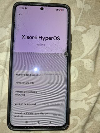 Xiaomi Redmi Note 14 Pro 5G 256GB Pantalla rota