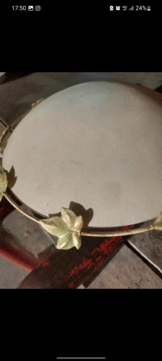 Plafoniera Beige/Verde 35cm