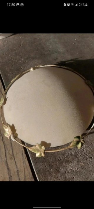Plafoniera Beige/Verde 35cm