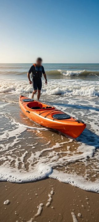 Kayak individual sit-on-top – Excelente estado