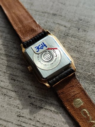 Reloj Cyma Tank NOS Oro y Negro