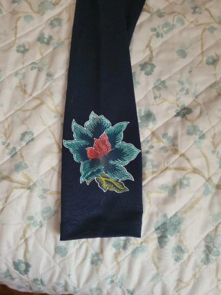 Pantalón Desigual Negro con Flores