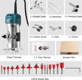 Fresadora de cantos JiGiU 800W