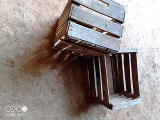 Cajas de madera rústicas