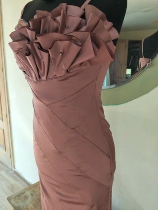 Vestido de Gala/Boda Rosa