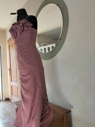 Vestido de Gala/Boda Rosa