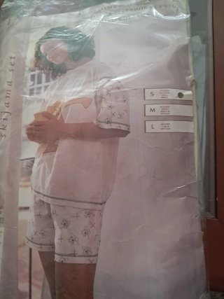 Pijama corto mujer talla S Nuevo